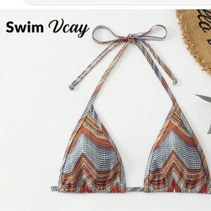 Multicolor Bikini Top
